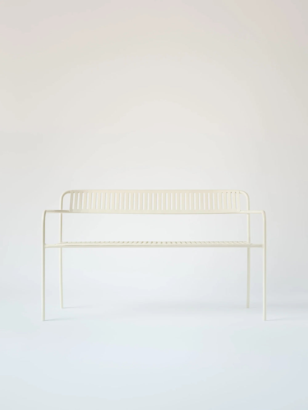 PATIO - Banc avec dossier lames