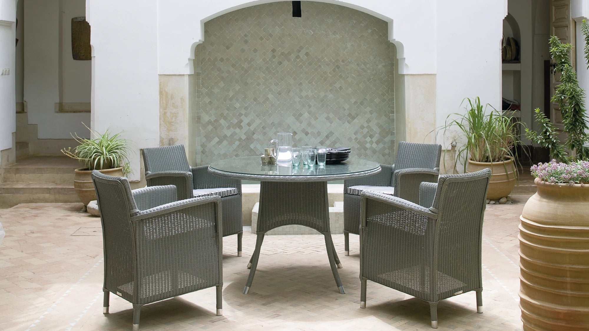 DOVILE - Fauteuil repas extérieur