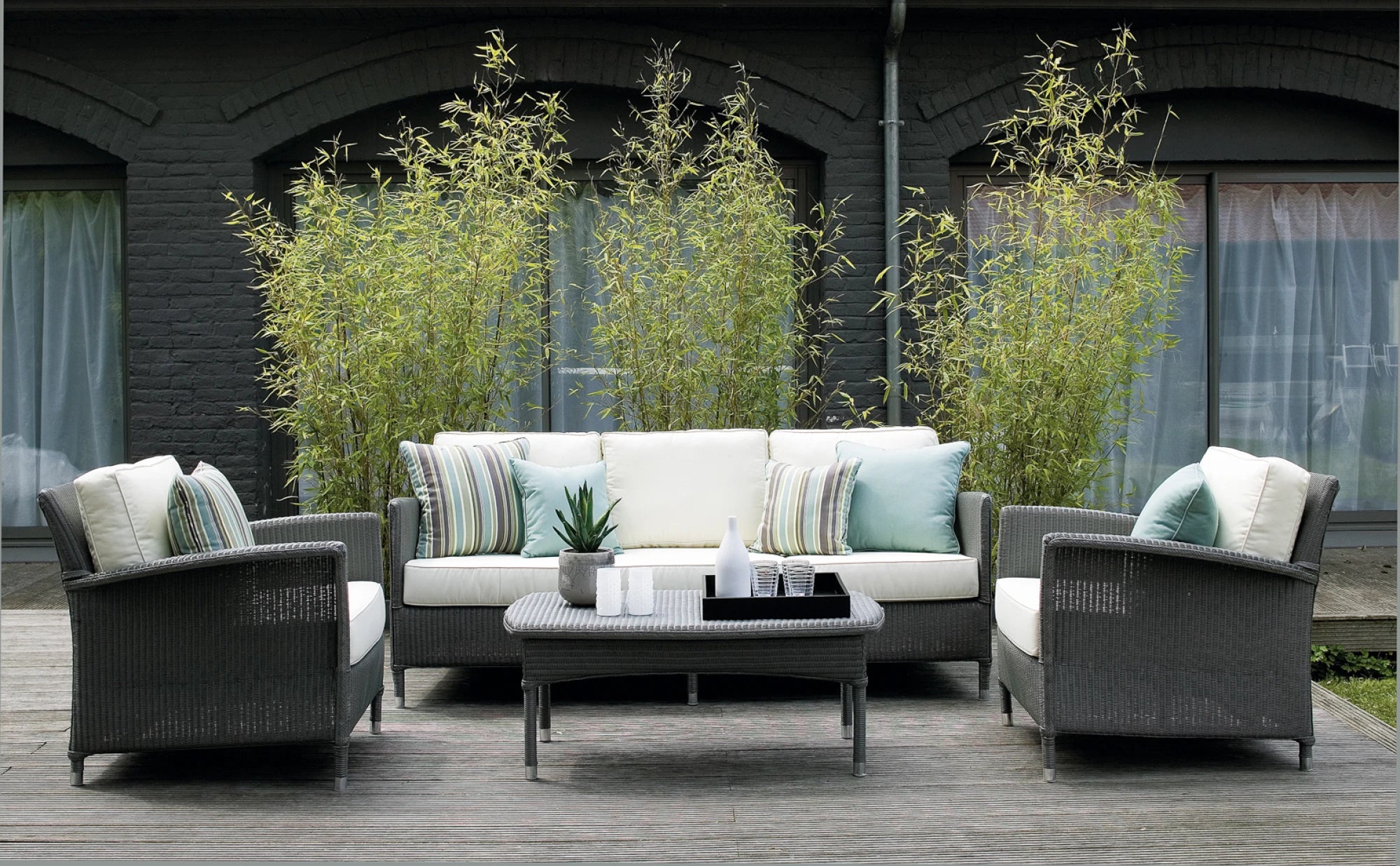 DOVILE - Fauteuil lounge extérieur