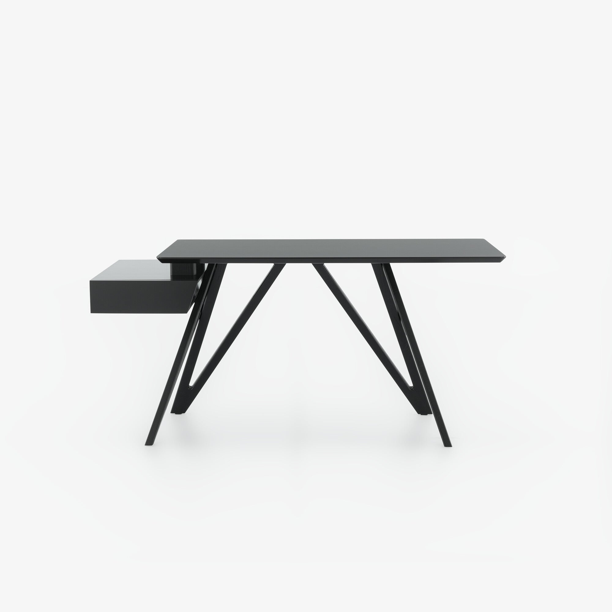ENNÉA - Bureau plateau stratifie noir