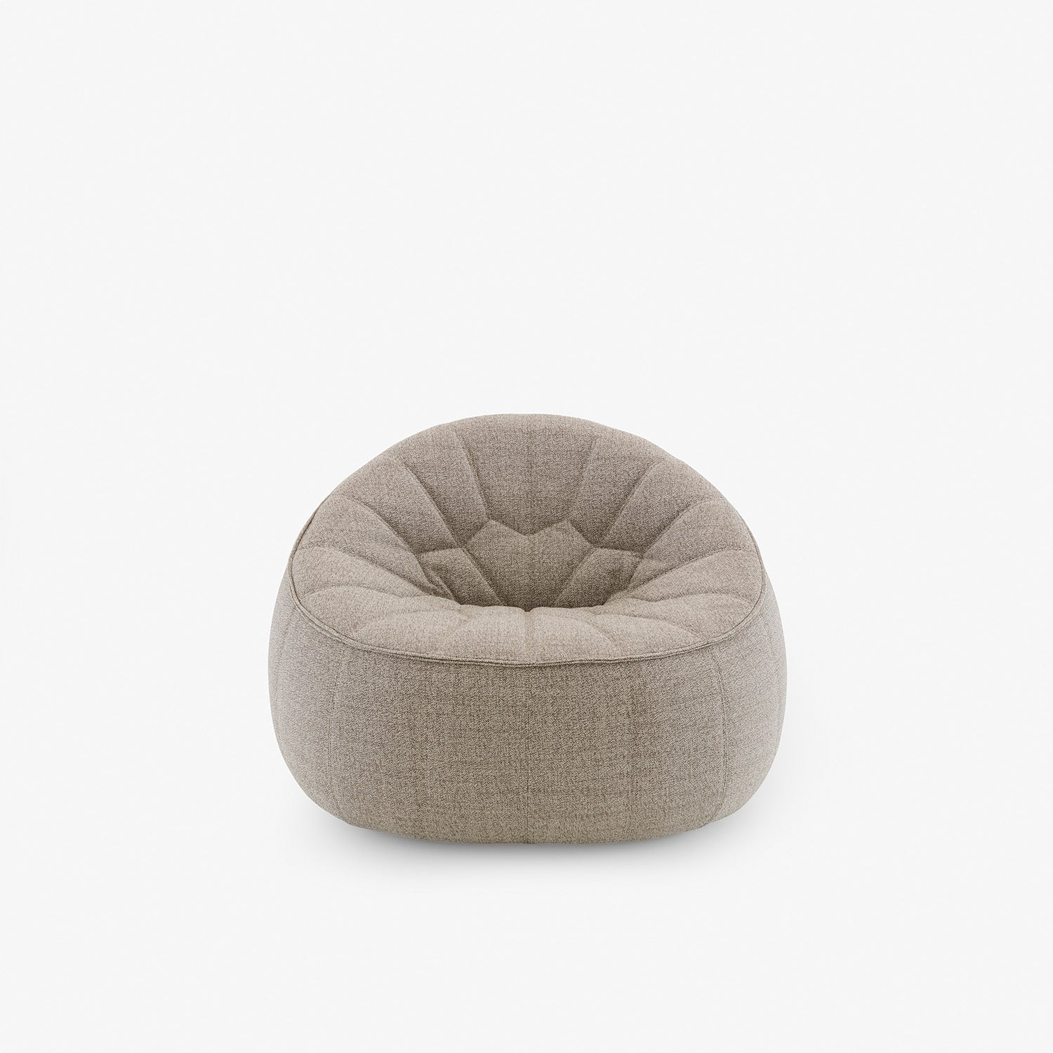 Ottoman - Fauteuil outdoor en tissu Tess Galet