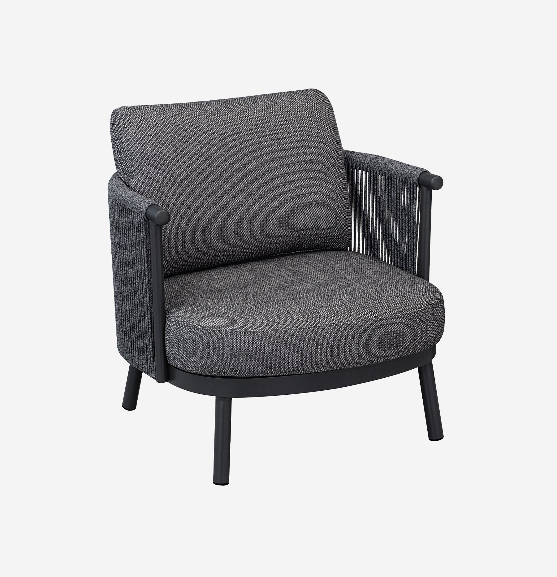 SELVA - Fauteuil lounge extérieur Anthracite