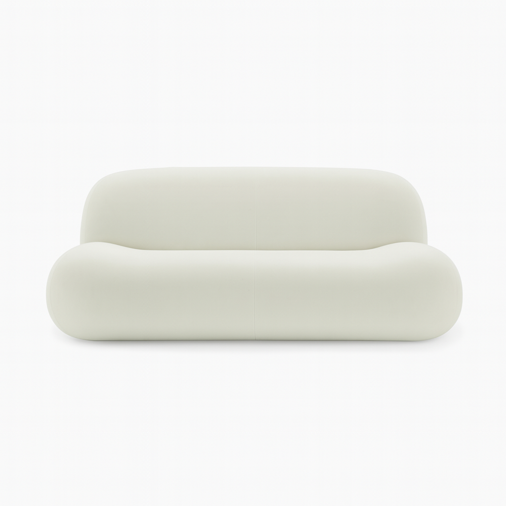 PUKKA - Canapé en tissu Capa col. Ecru