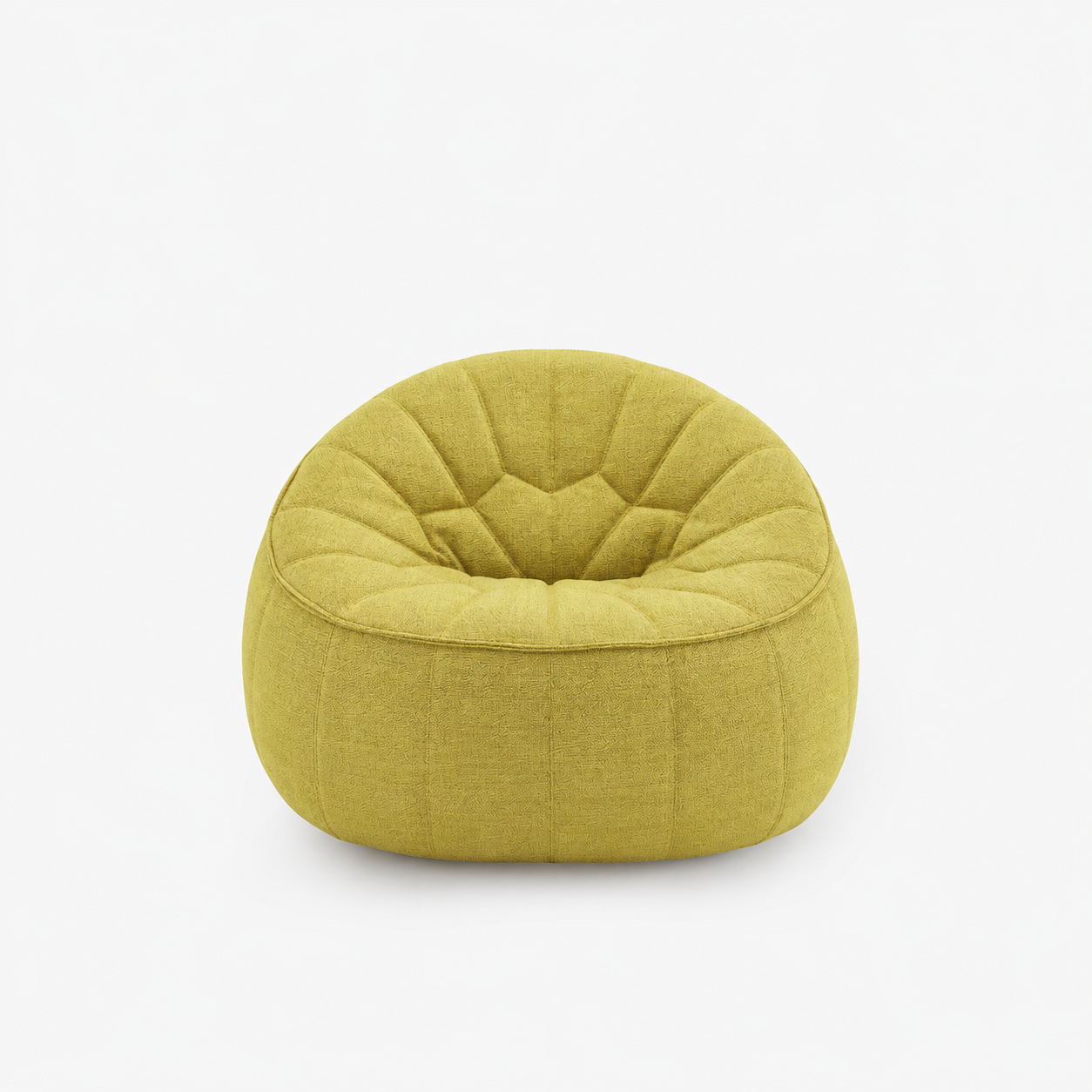 Ottoman - Fauteuil outdoor en tissu Roma coloris Citrus