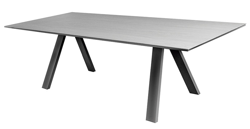 Neverland - table repas plateau céramique anthracite