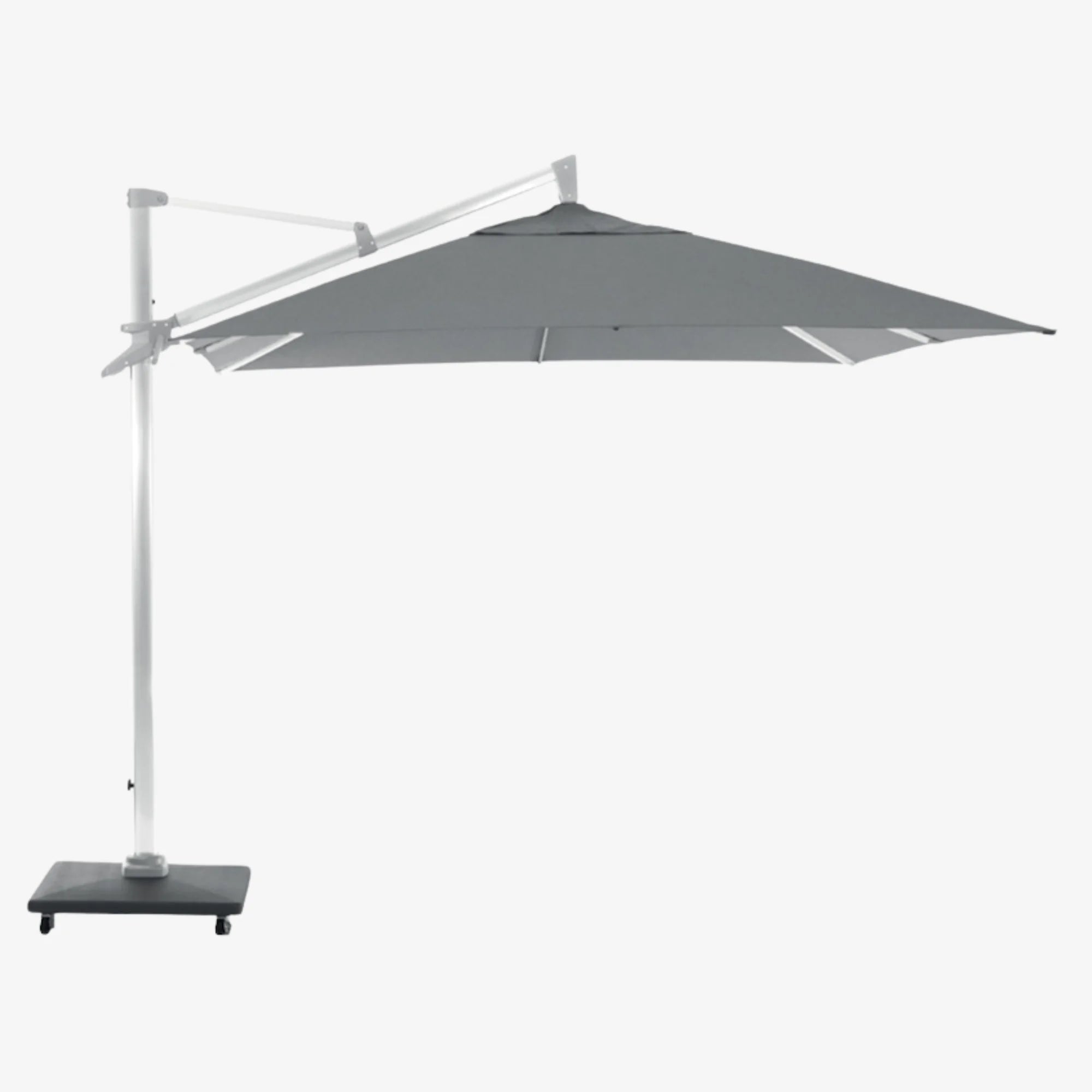 SUNNY - parasol - corps alu anodisé / toile grise