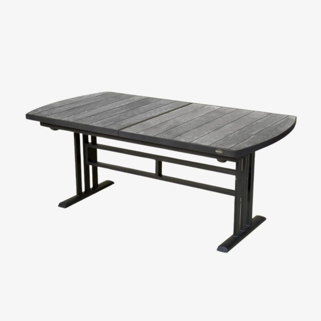 TWIG - Table extensible 194/264 - gris espace / HPL Céramique grise