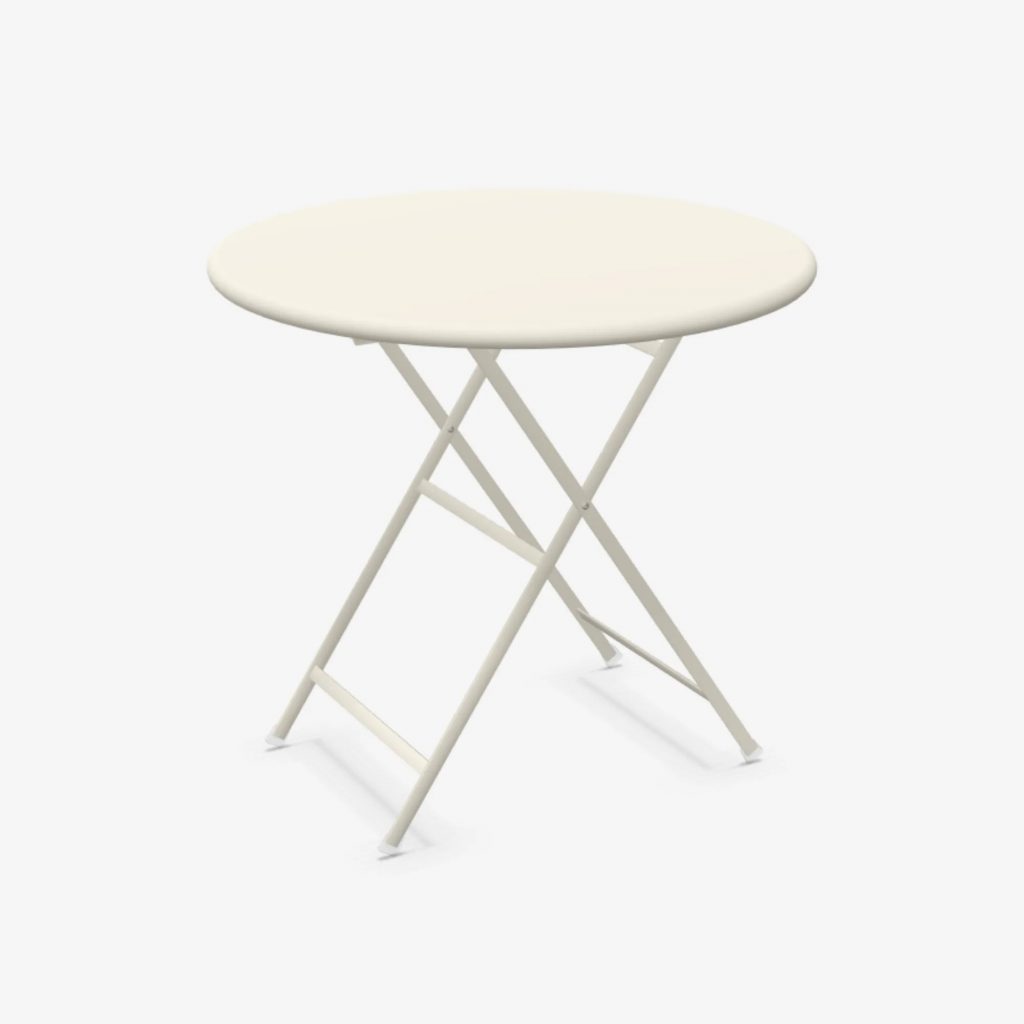 ARC EN CIEL - Table ronde pliante Ø80m
