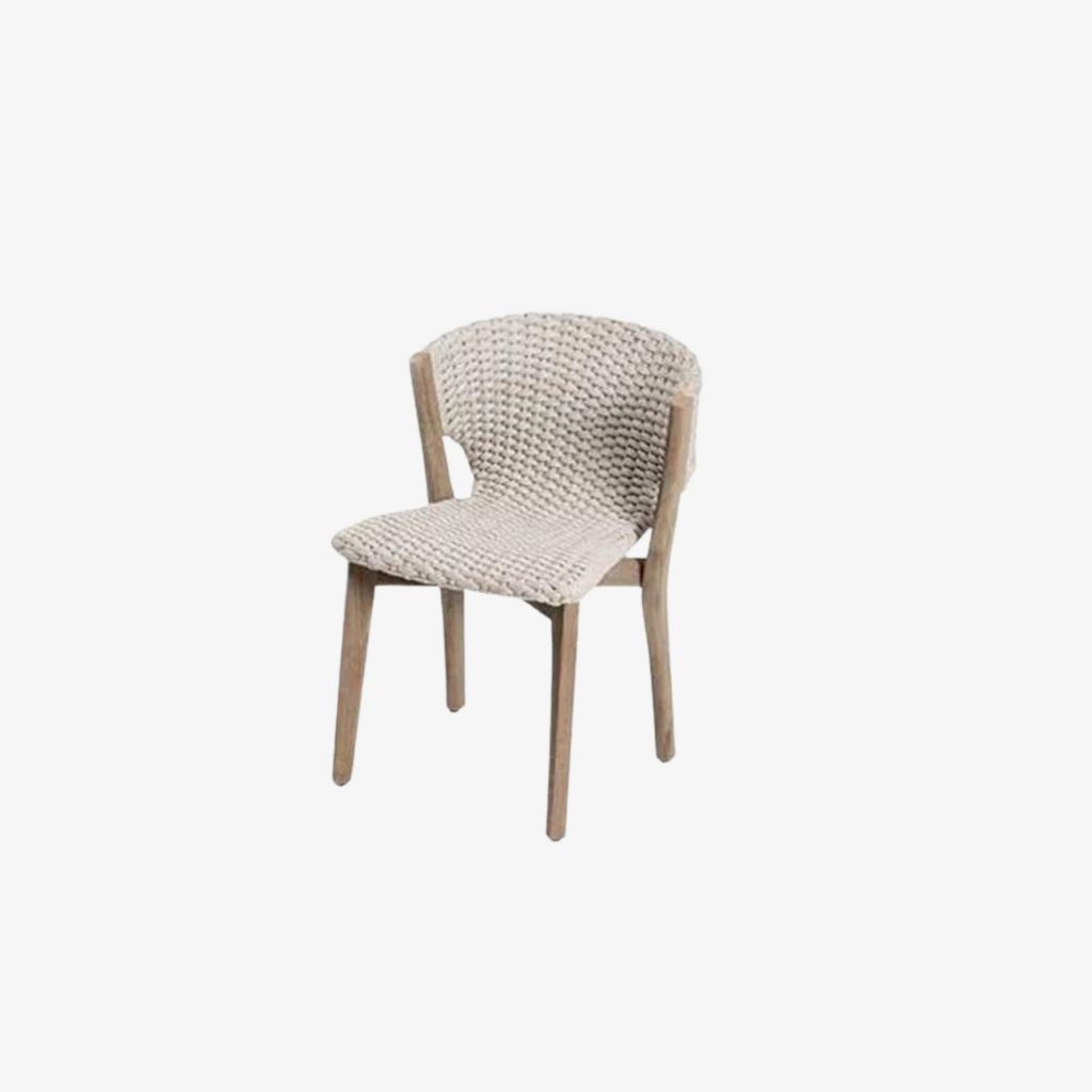 KNIT - Chaise en teck